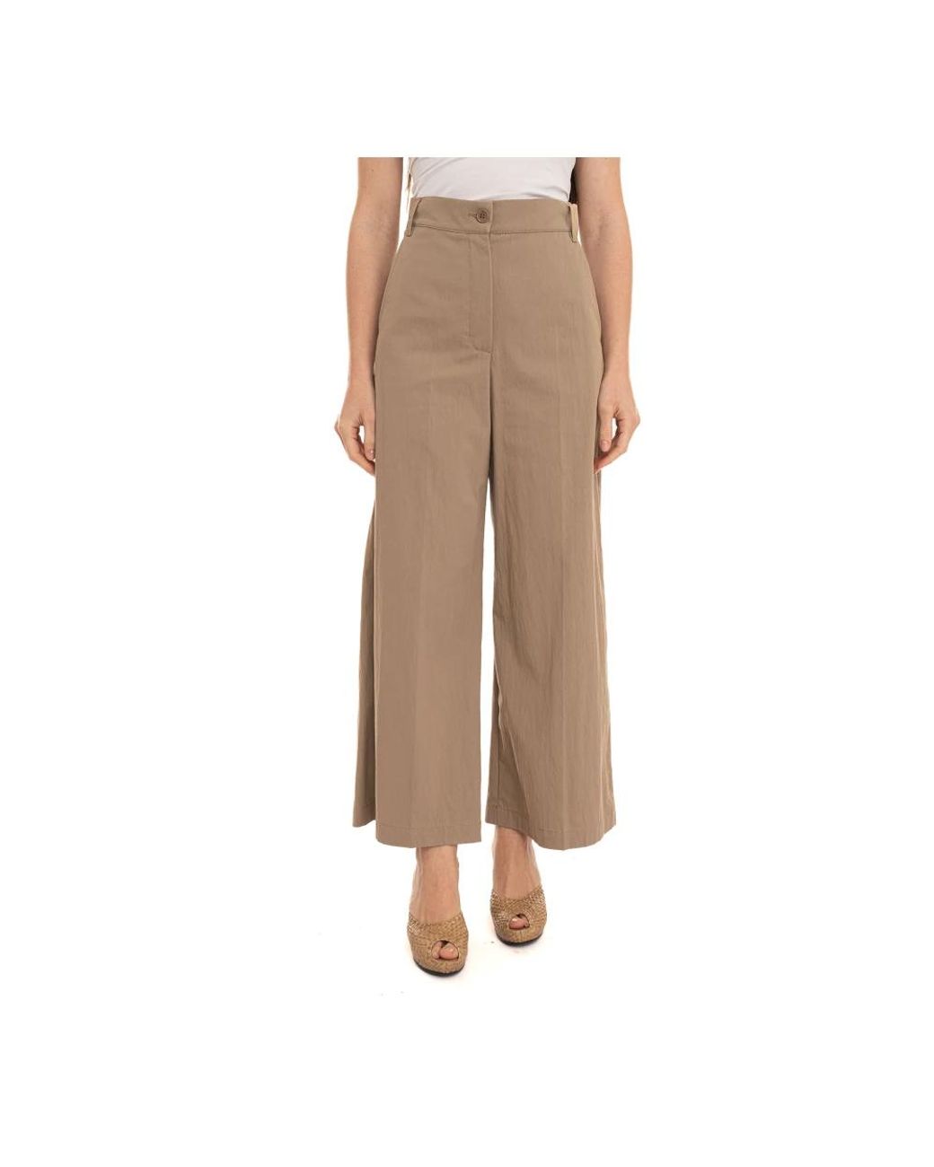 Weekend by Maxmara Natural Wide Trousers