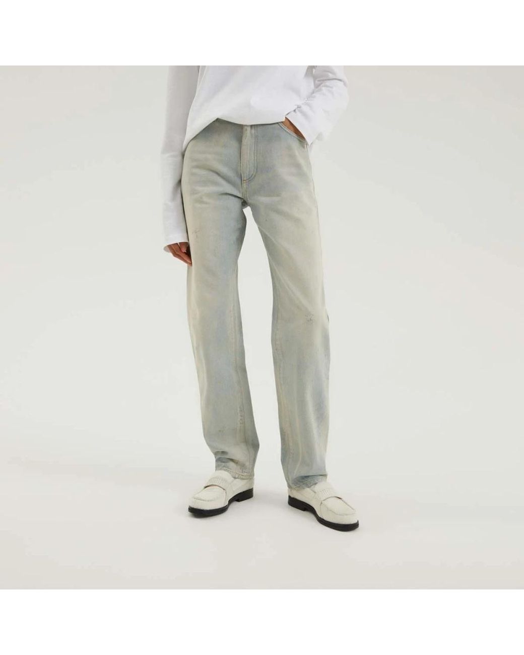 1989 STUDIO Gray Straight Fit Jeans