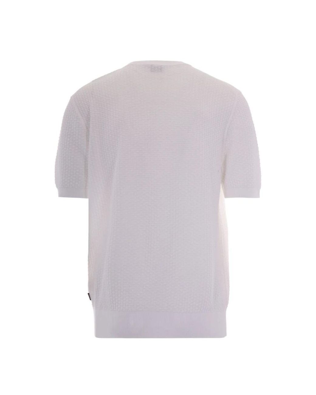 Boss Purple Round-Neck Knitwear for men