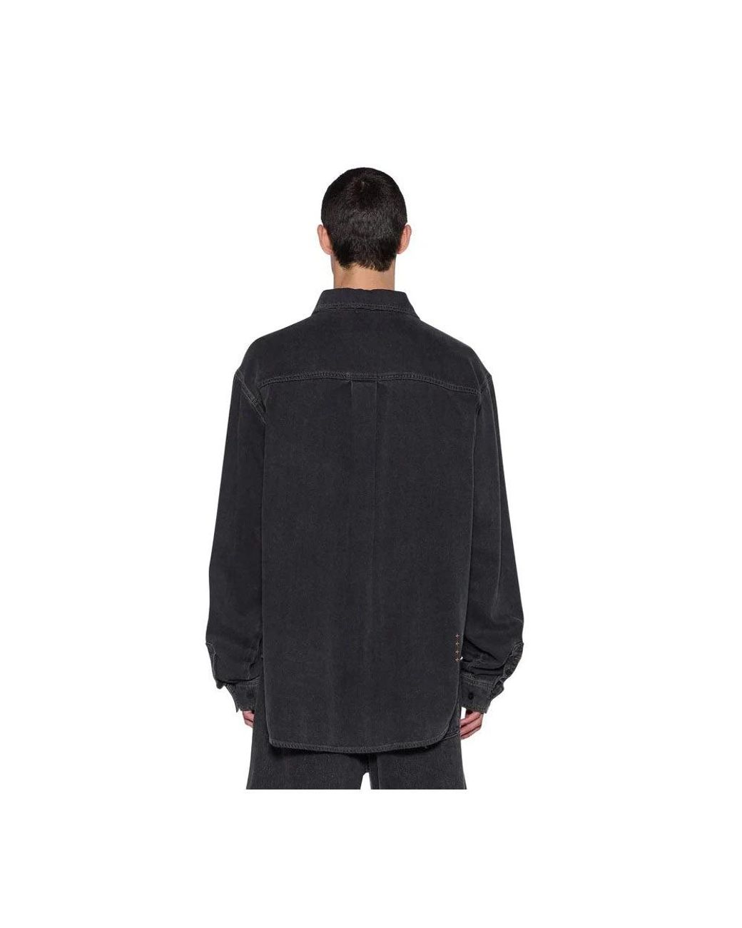 Ksubi Black Denim Shirts for men