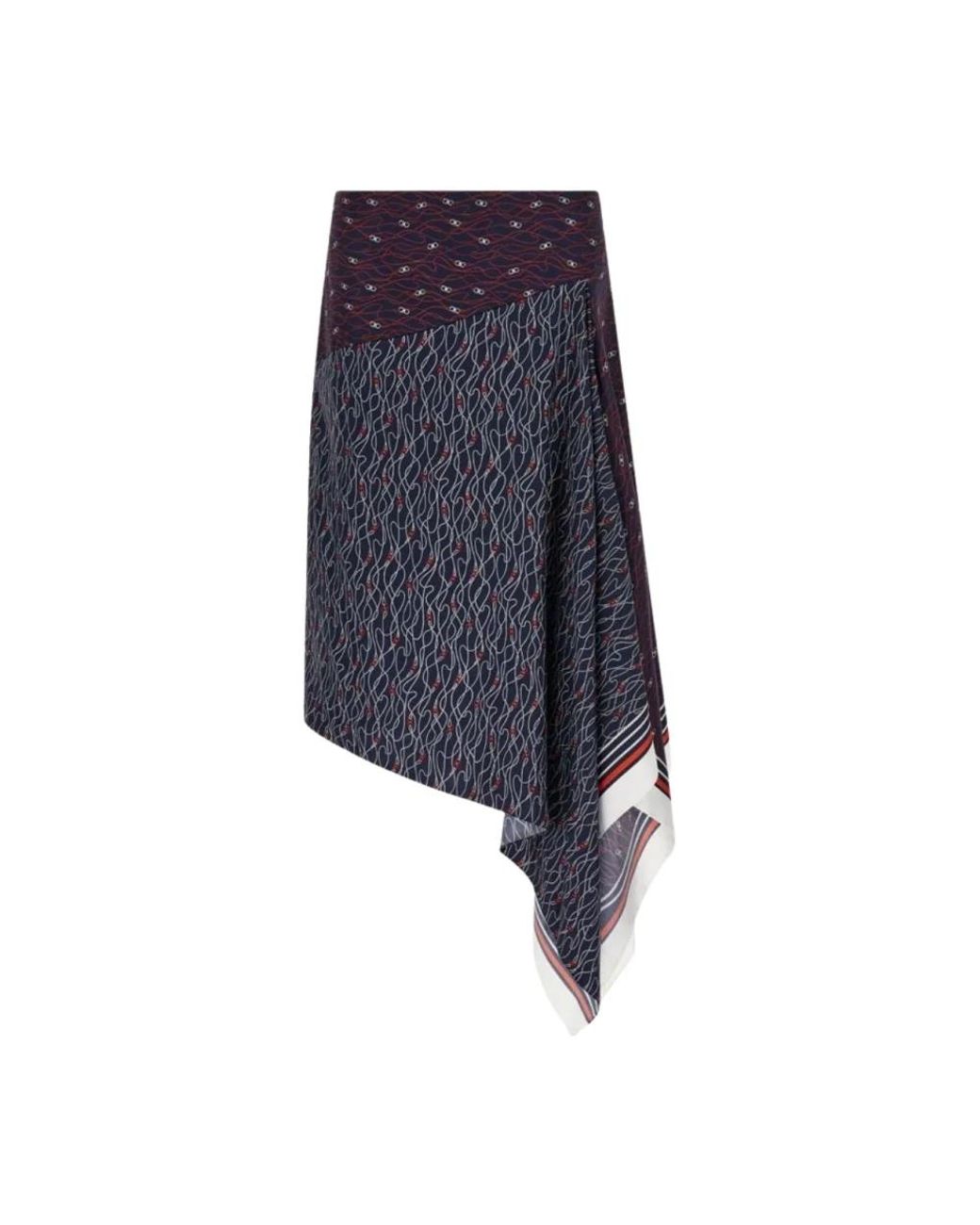 Ferragamo Blue Midi Skirts