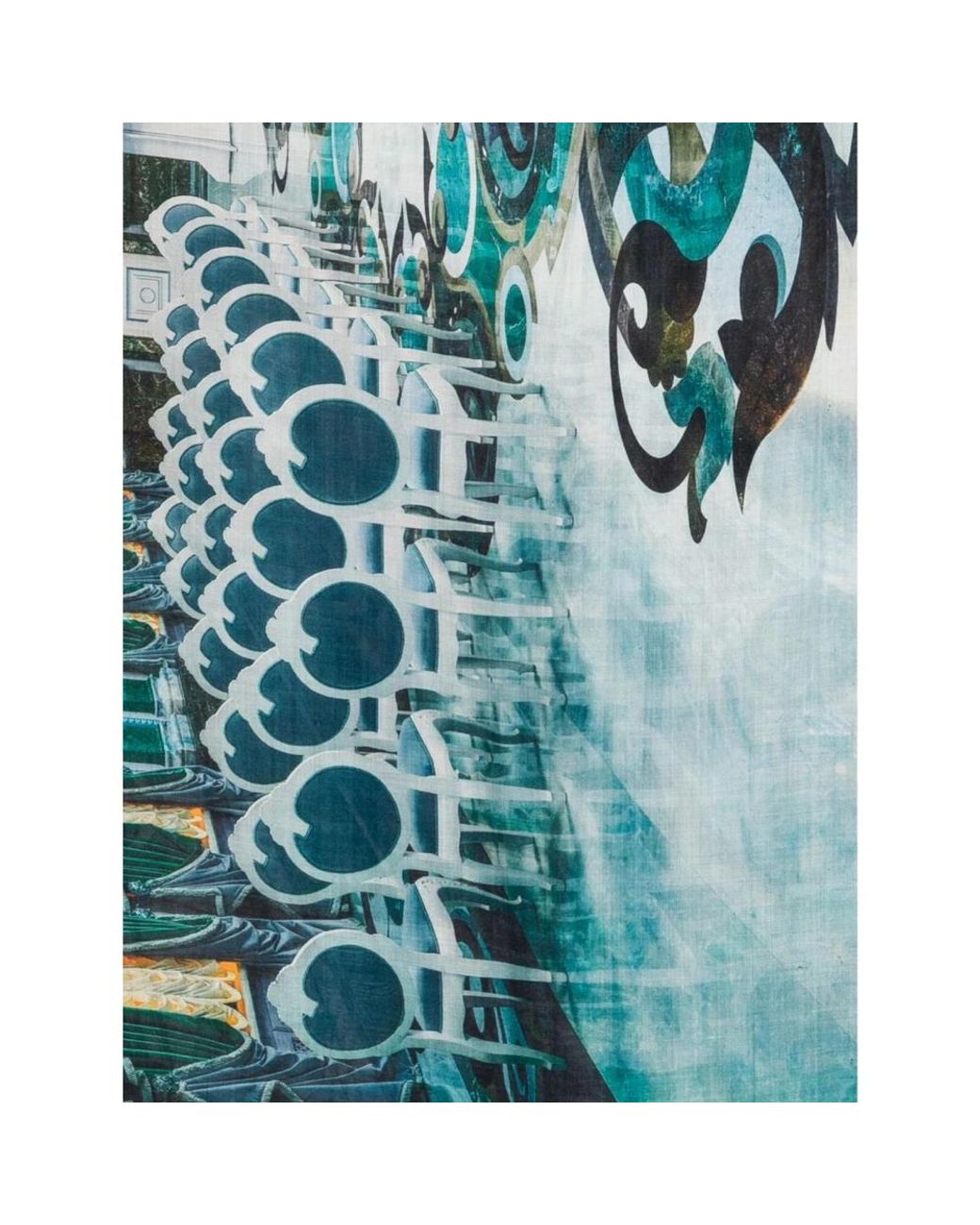 Faliero Sarti Green Silk Scarves
