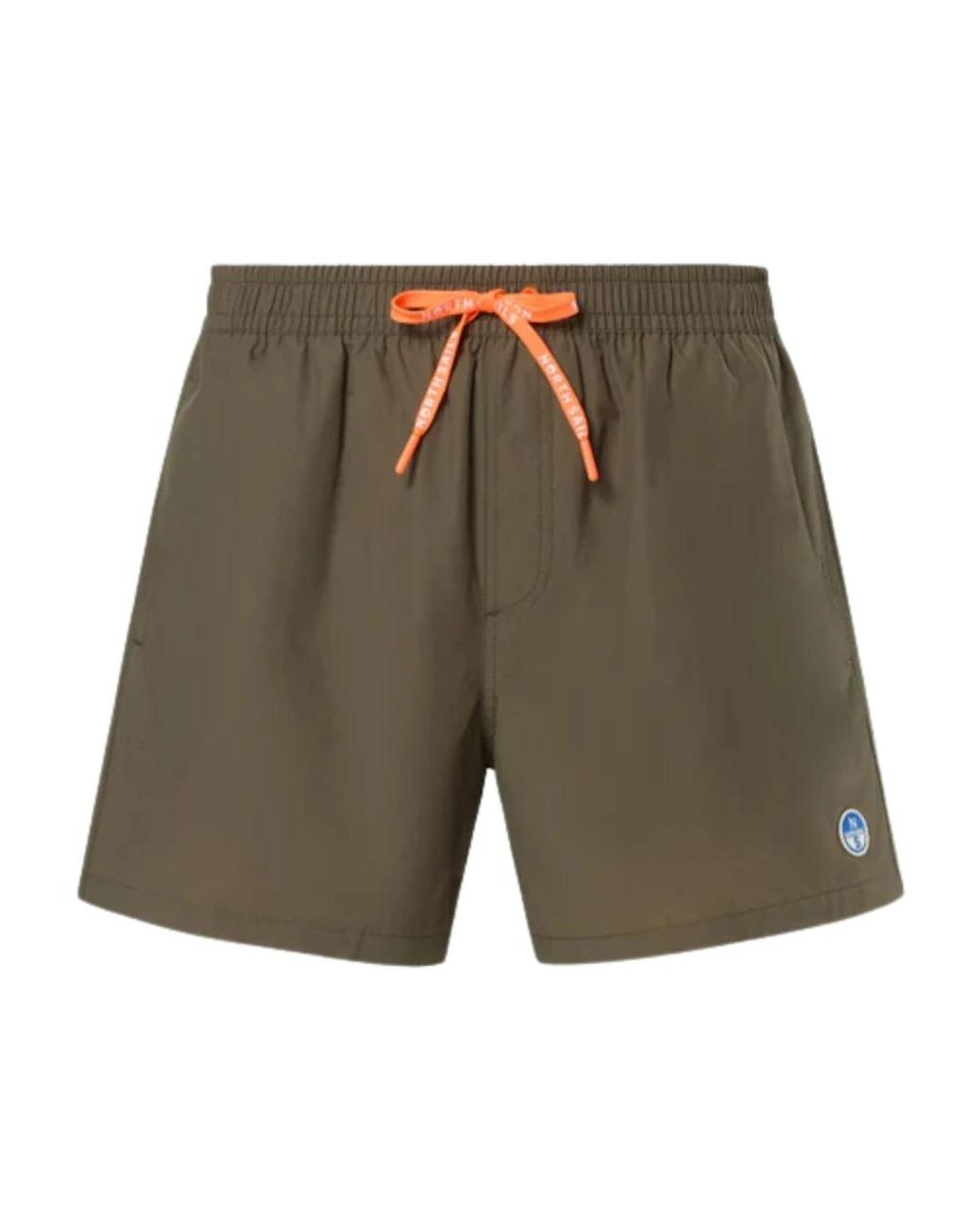 North Sails Groene Strandvolleyshorts in het Green voor heren