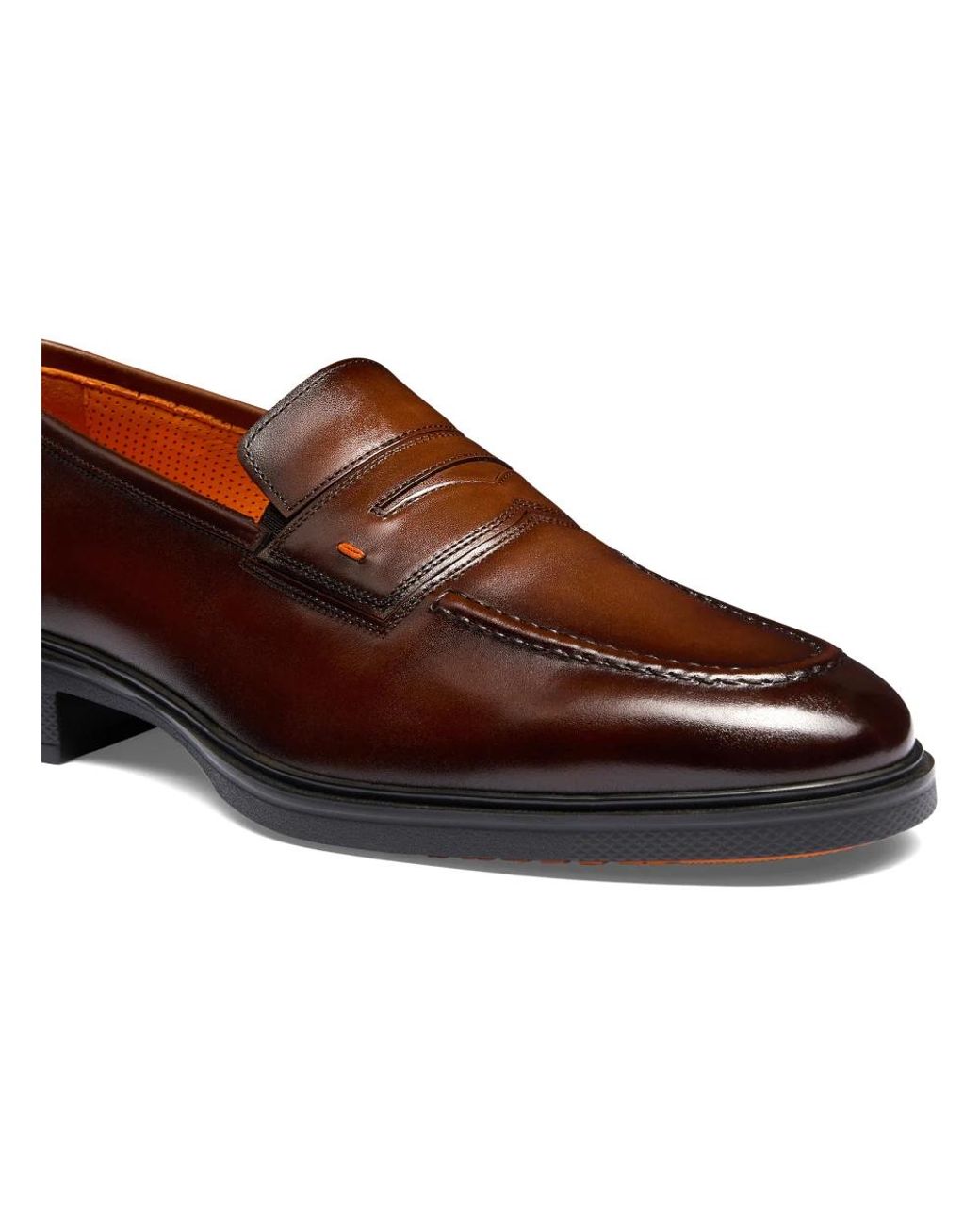 Loafers Santoni pour homme en coloris Brown