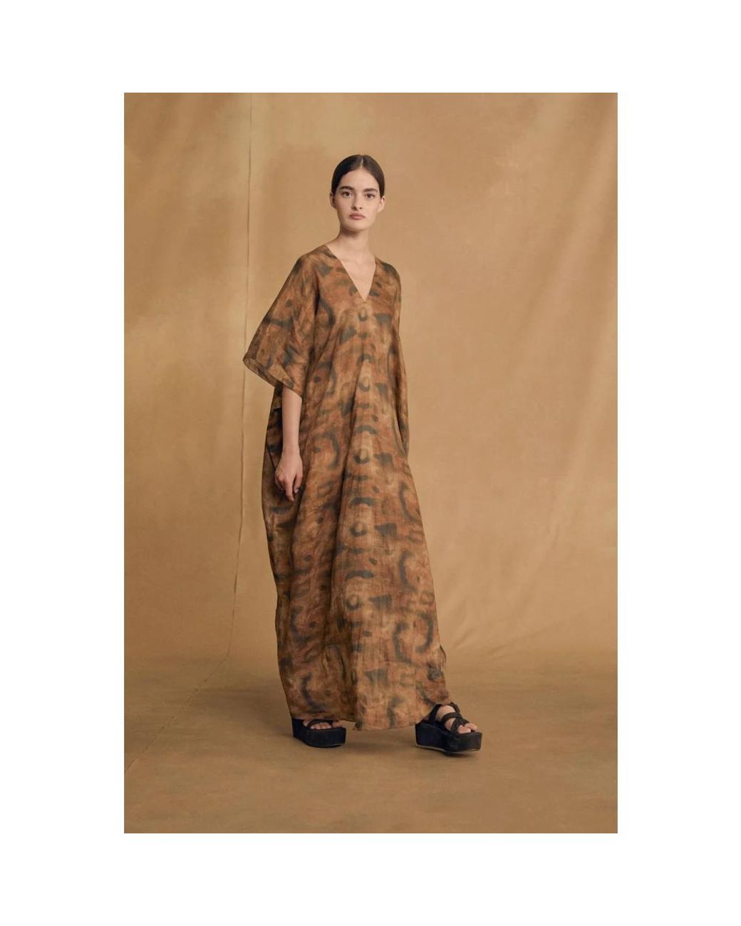 Cortana Brown Maxi Dresses