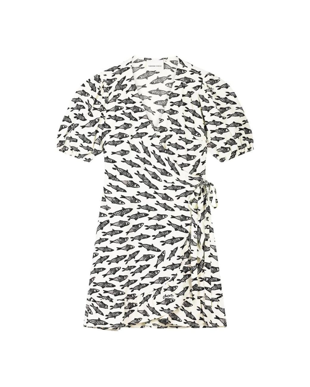 Wrap Dresses FABIENNE CHAPOT de color White