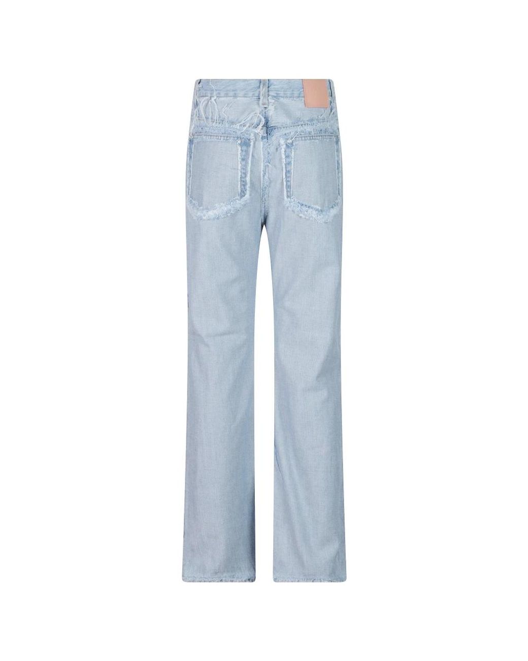 Acne Blue Straight Fit Jeans