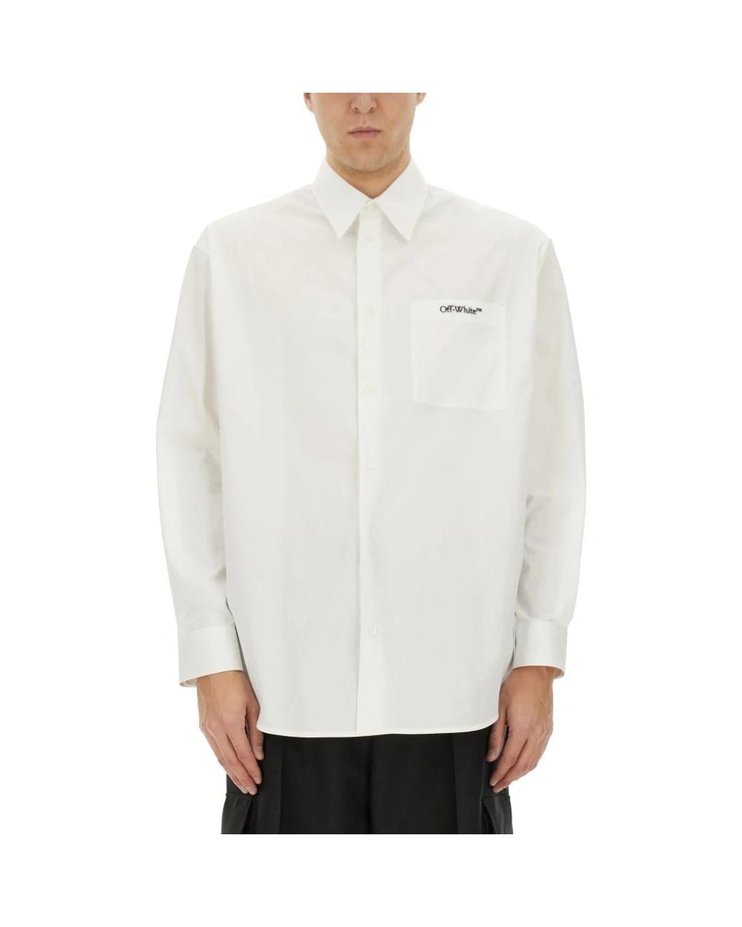 Off-White c/o Virgil Abloh White Formal Shirts for men