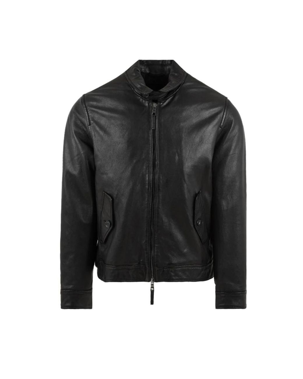 The Jack Leathers Jassen ,Zwart ,Leer Quercia Jacket in het Black voor heren