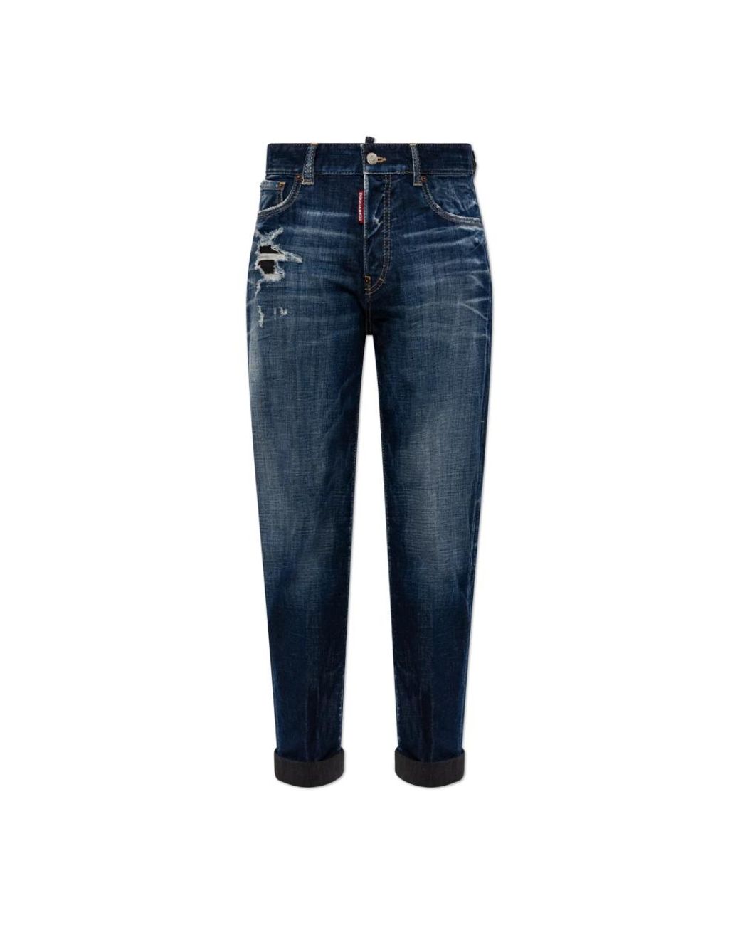 Cropped Jeans DSquared² en coloris Blue