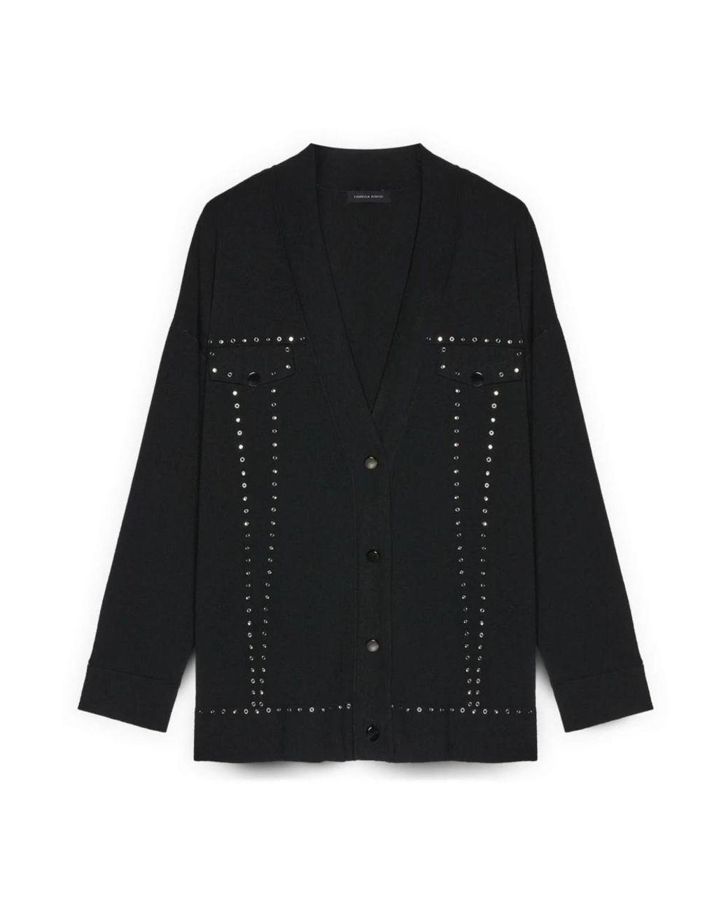 Cardigans FIORELLA RUBINO de color Black