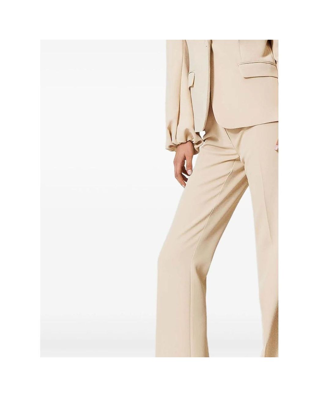 Twinset Natural Wide Trousers