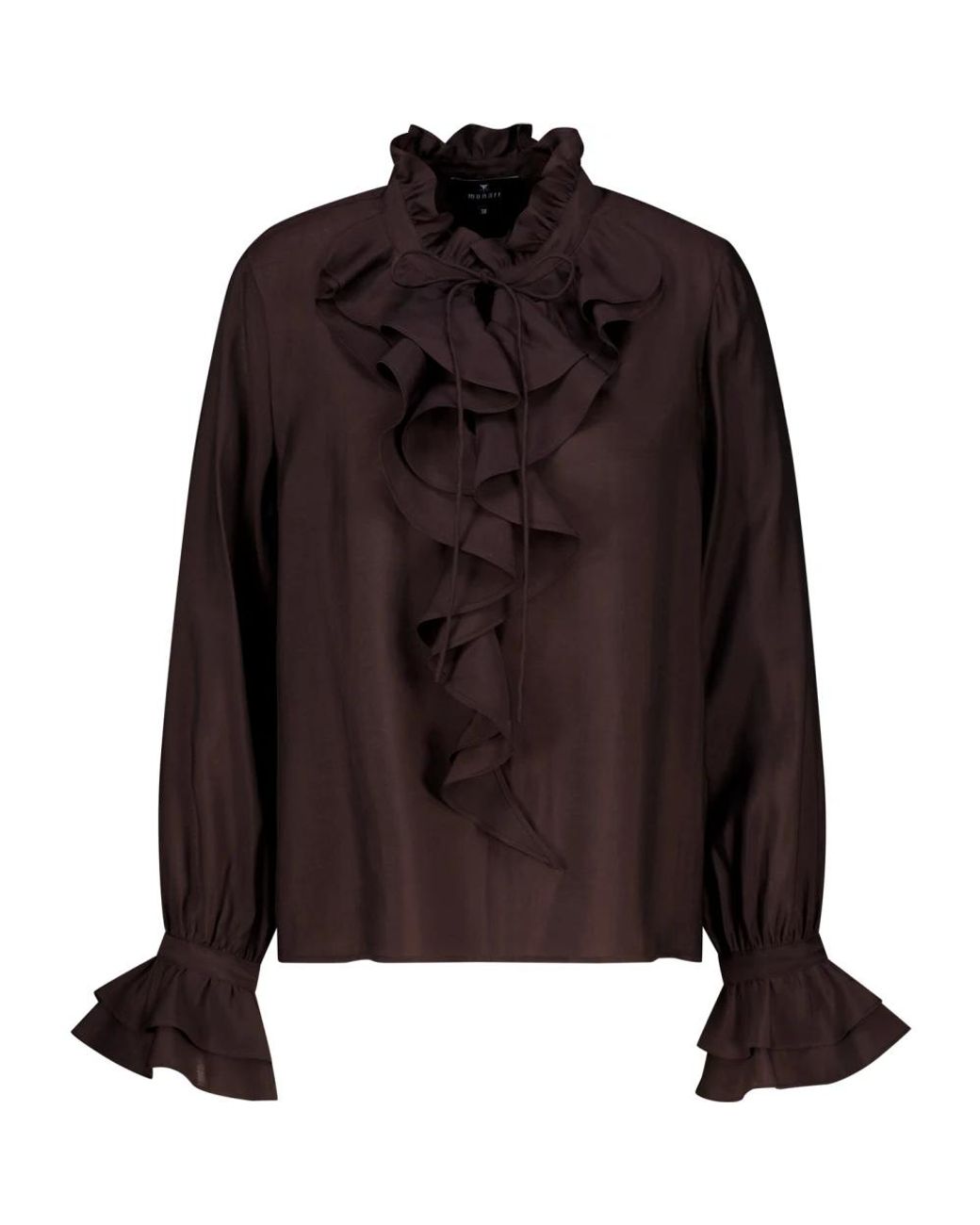 Monari Overhemden ,Bruin ,Elegante Blouse in het Black