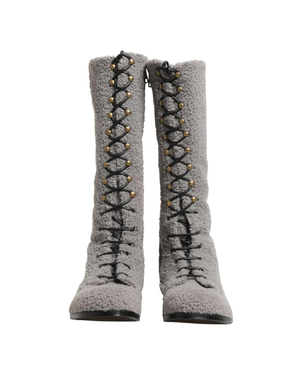 Dolce & Gabbana Gray Winter Boots for men