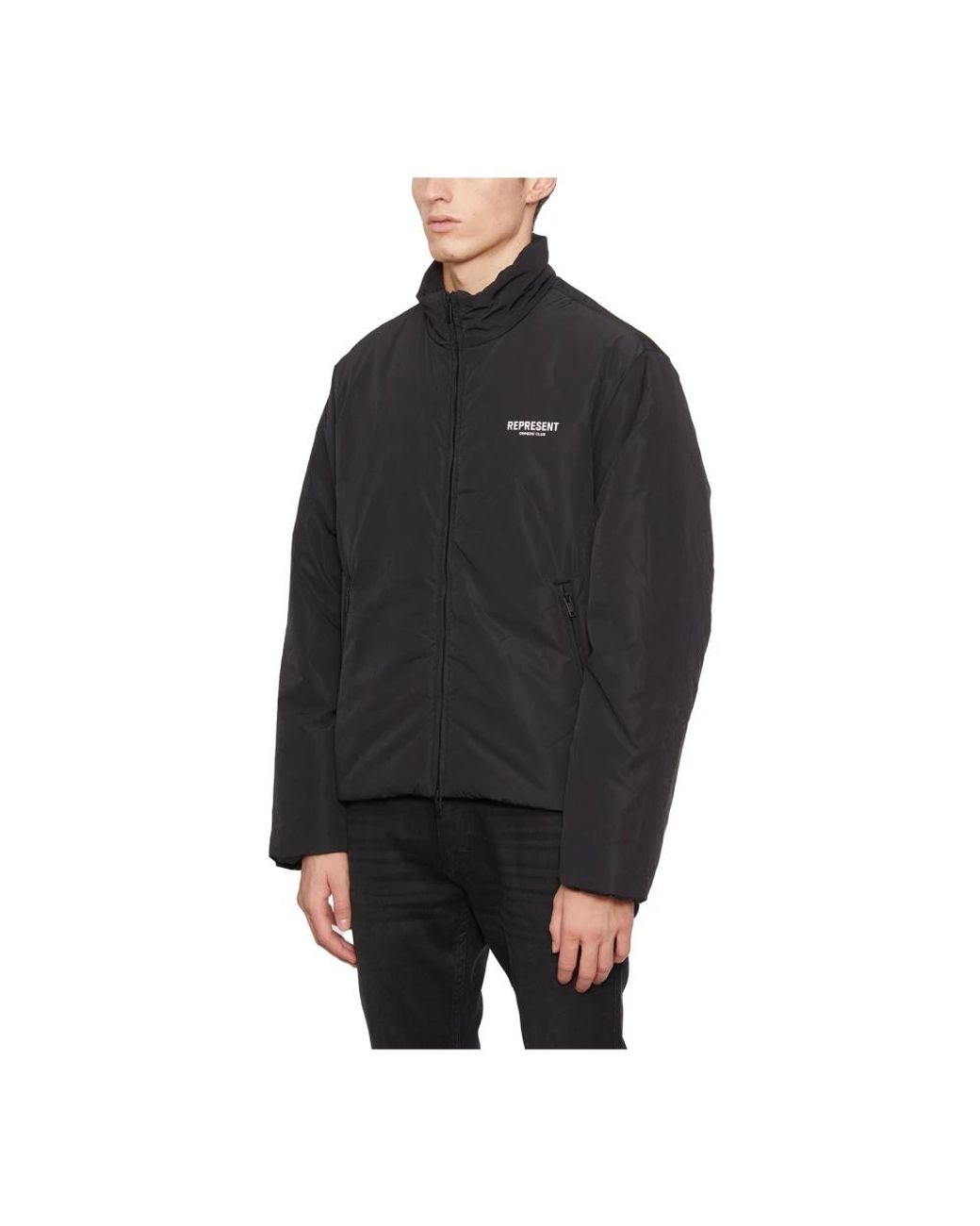 Light Jackets Represent de hombre de color Black