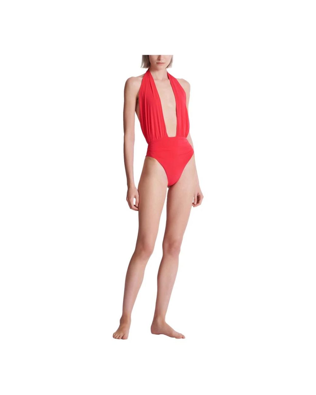 One-Piece Balmain de color Red