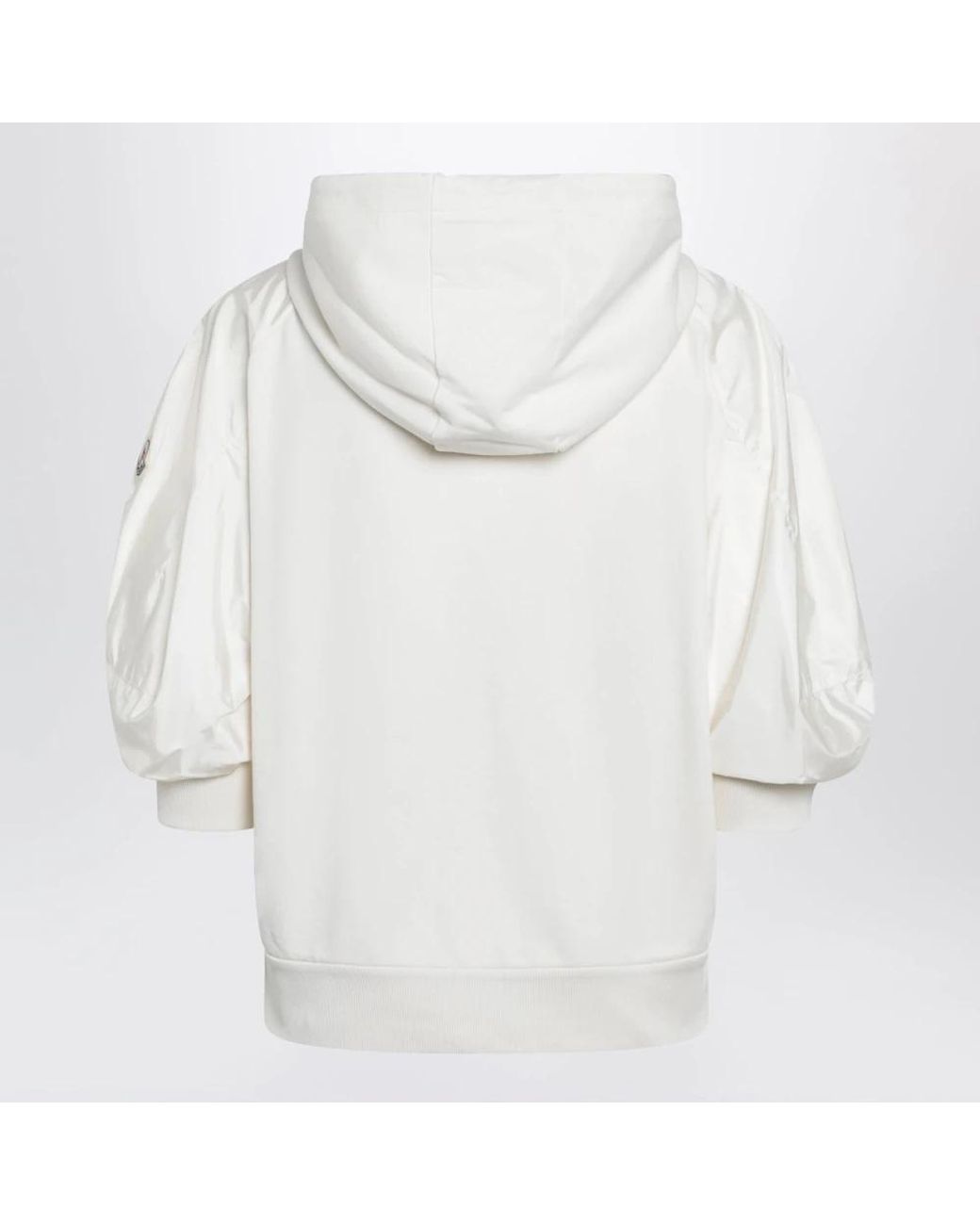 Moncler White Zip-Throughs