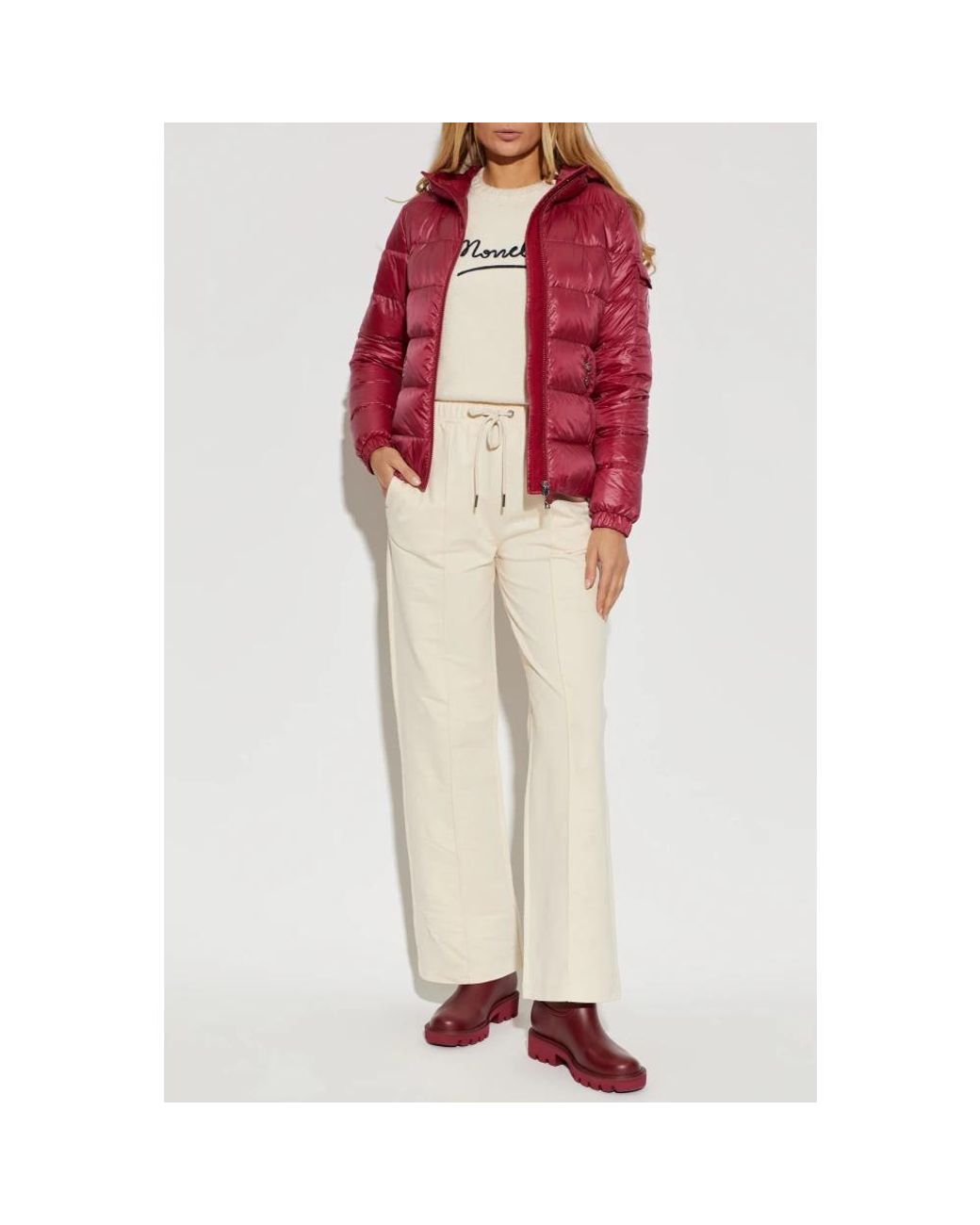 Moncler Red Down Jackets