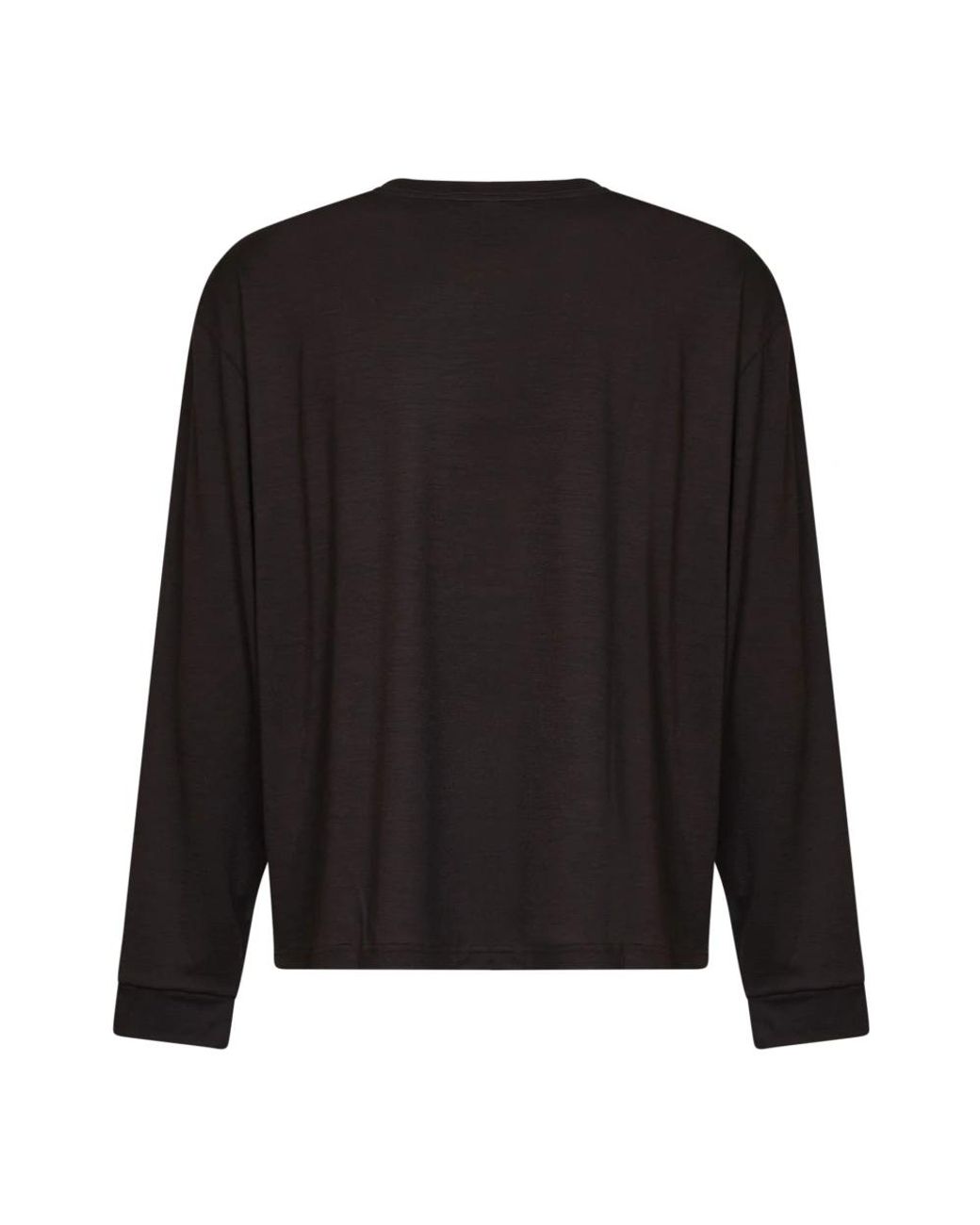 Studio Nicholson Black Long Sleeve T-Shirts for men