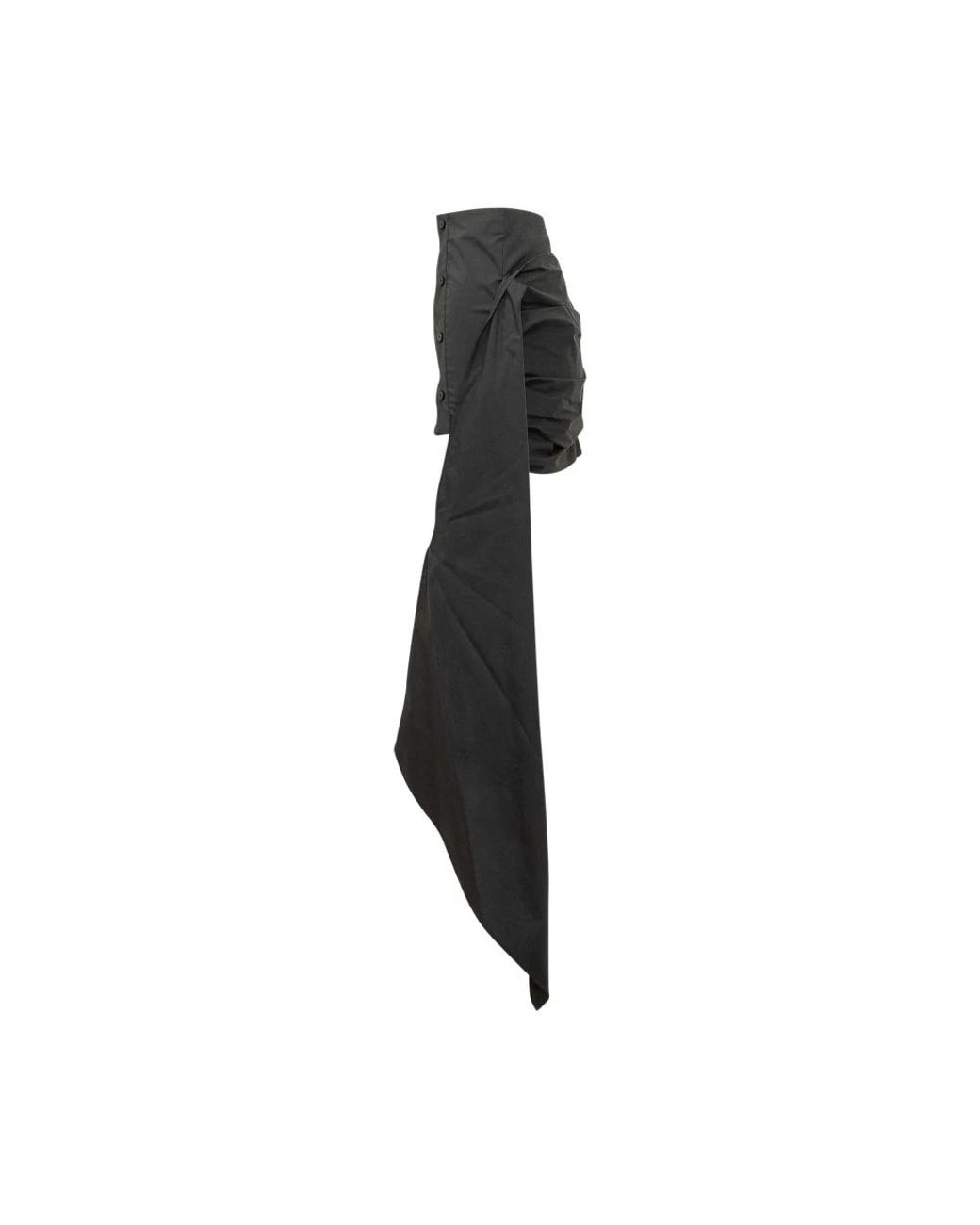 The Attico Black Short Skirts