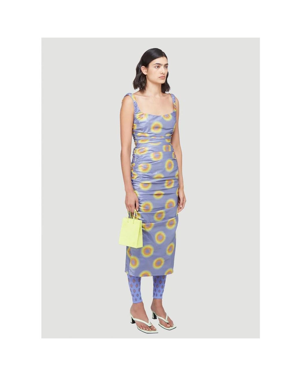 Maisie Wilen Blue Midi Dresses