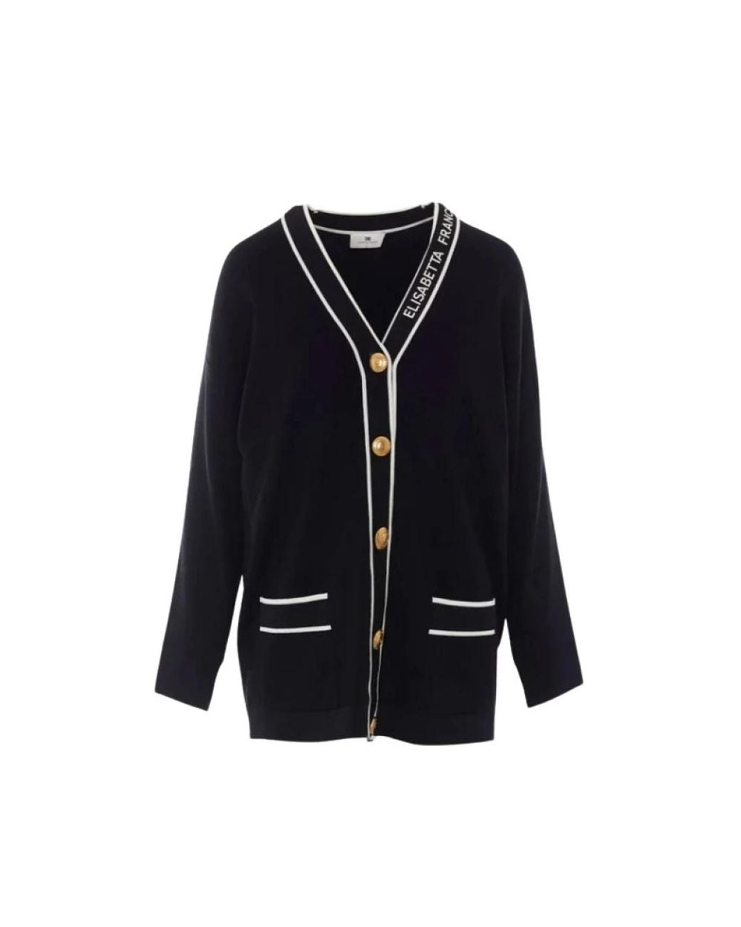 Elisabetta Franchi Blue Cardigans