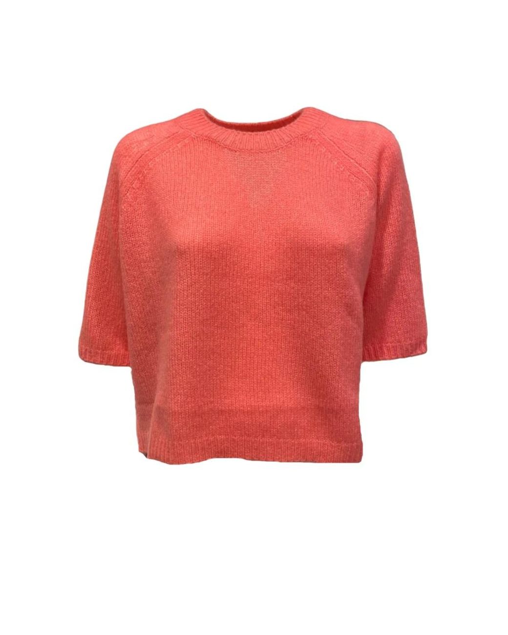 LU REN Red Cashmere Knitwear