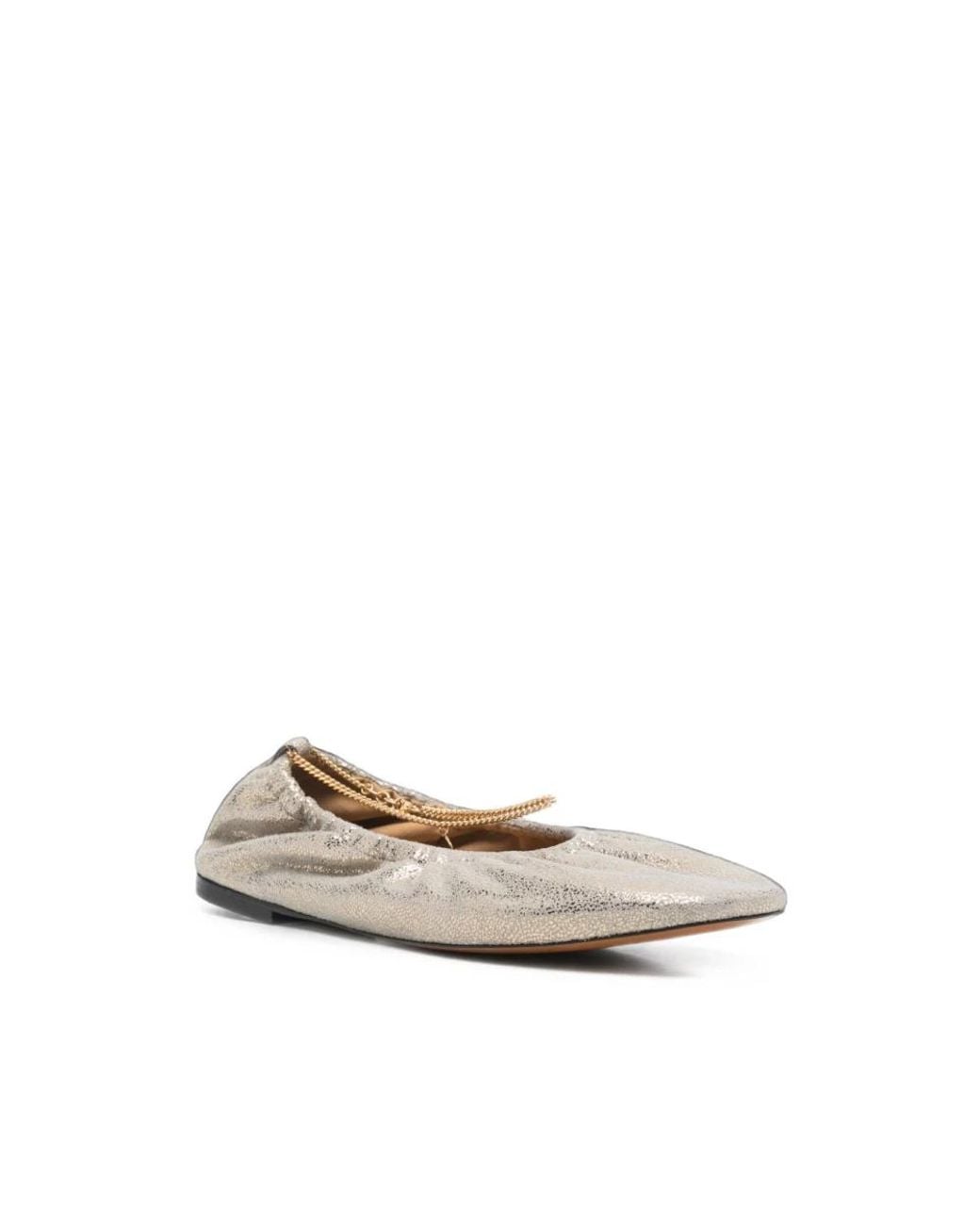 Stella McCartney White Ballerina Shoes
