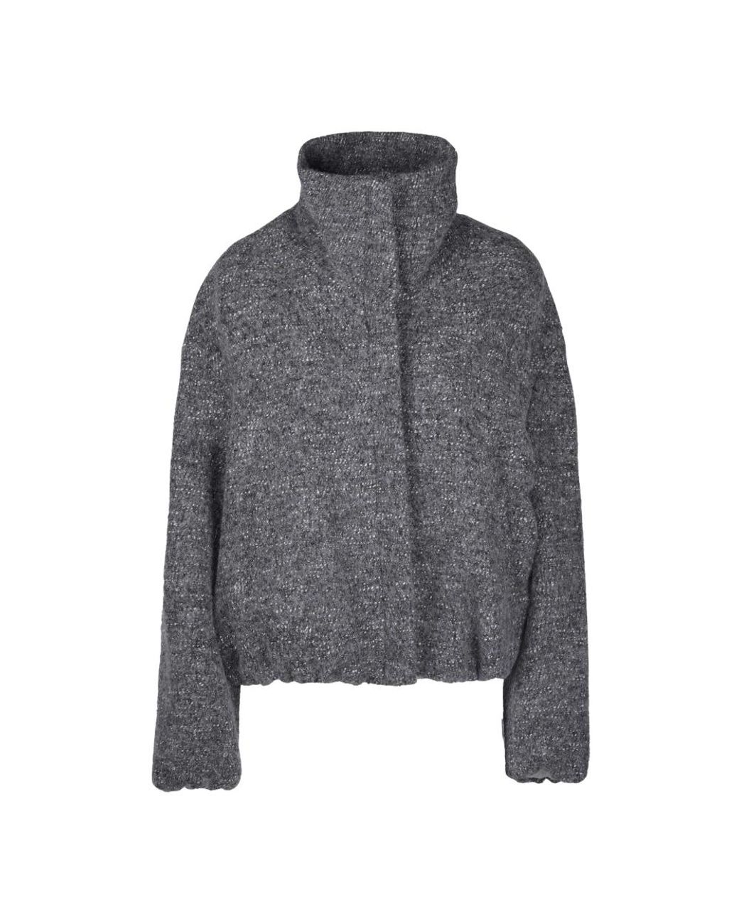 Alysi Gray Bomber Jackets