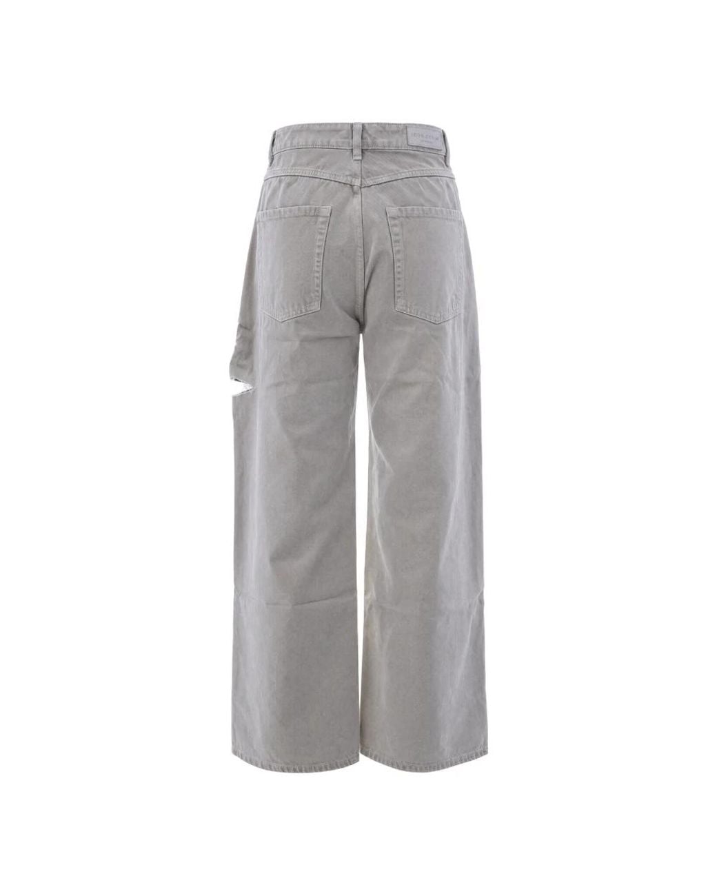 ICON DENIM Gray Wide Jeans