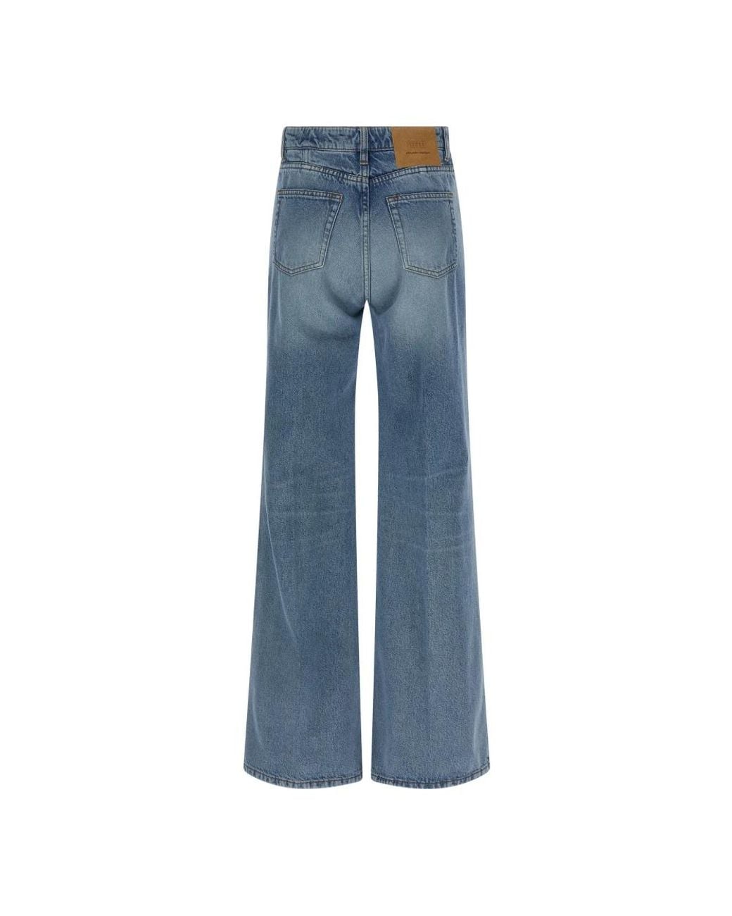AMI Blue Straight Fit Jeans
