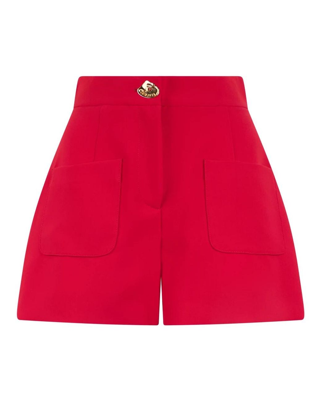 Moschino Moderne Shorts Voor De Zomer in het Red