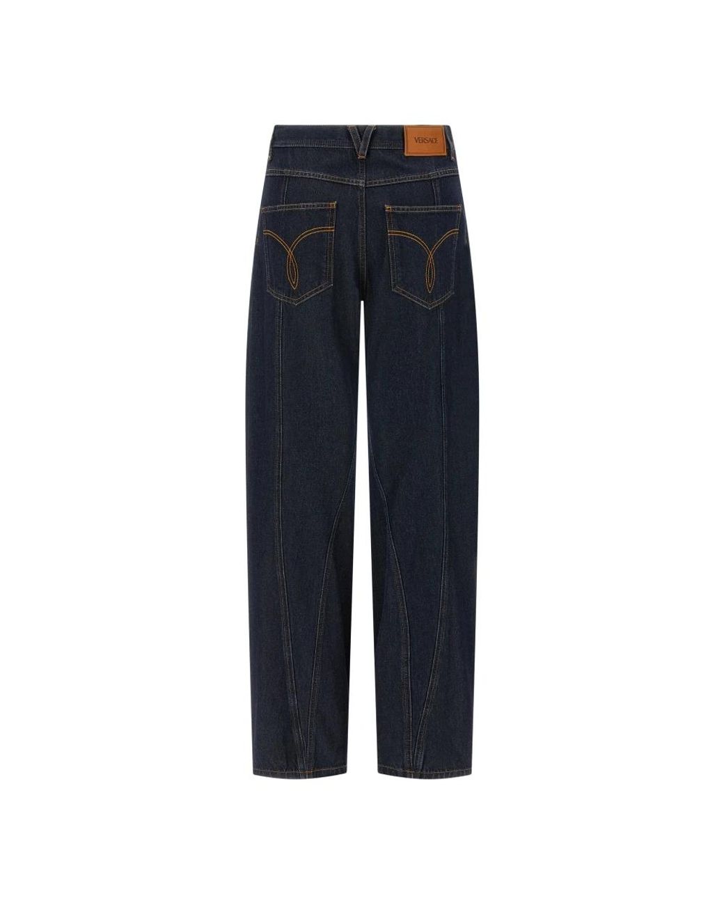 Versace Blue Loose Fit Jeans