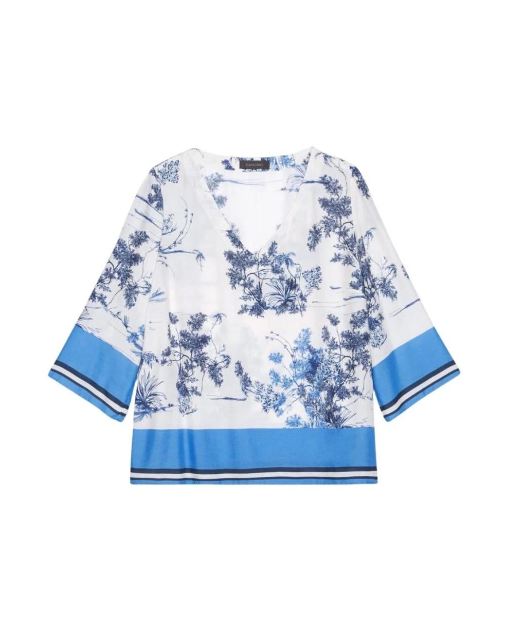 Elena Miro Blue Blouses
