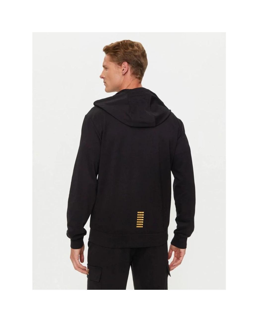 EA7 Hoodies & Sweatvesten ,Zwart ,Zip-Throughs in het Black voor heren