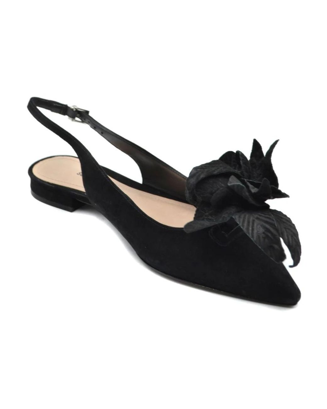 SCHUTZ SHOES Black Flat Sandals