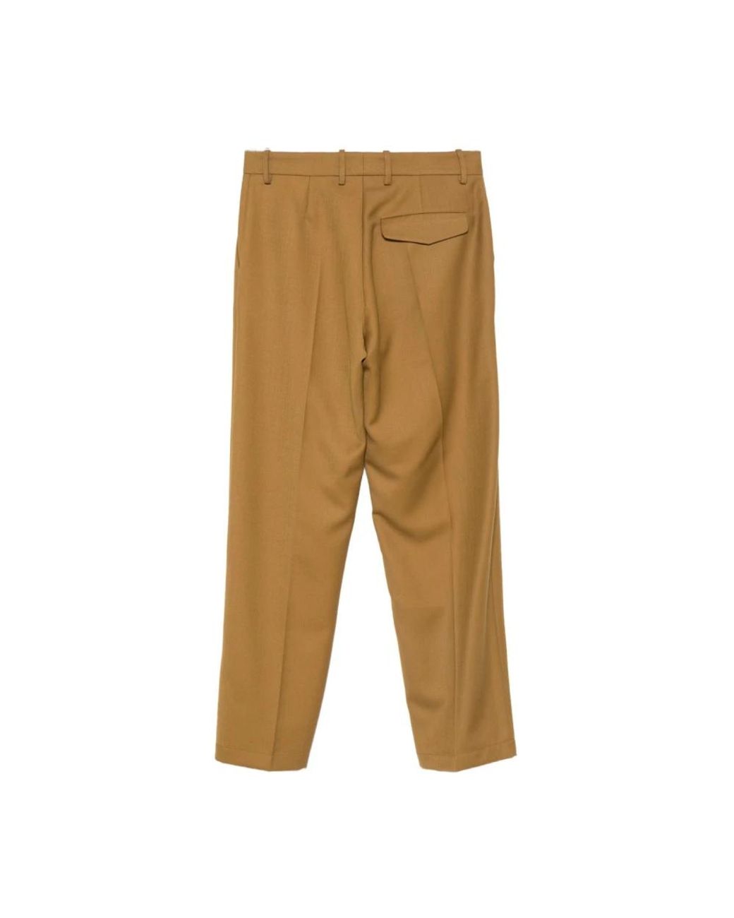 Straight Trousers Alysi de color Brown