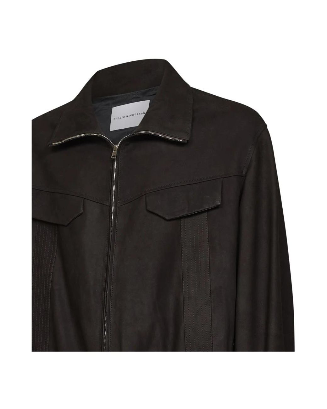 D4.0 Lederjacke in Black für Herren