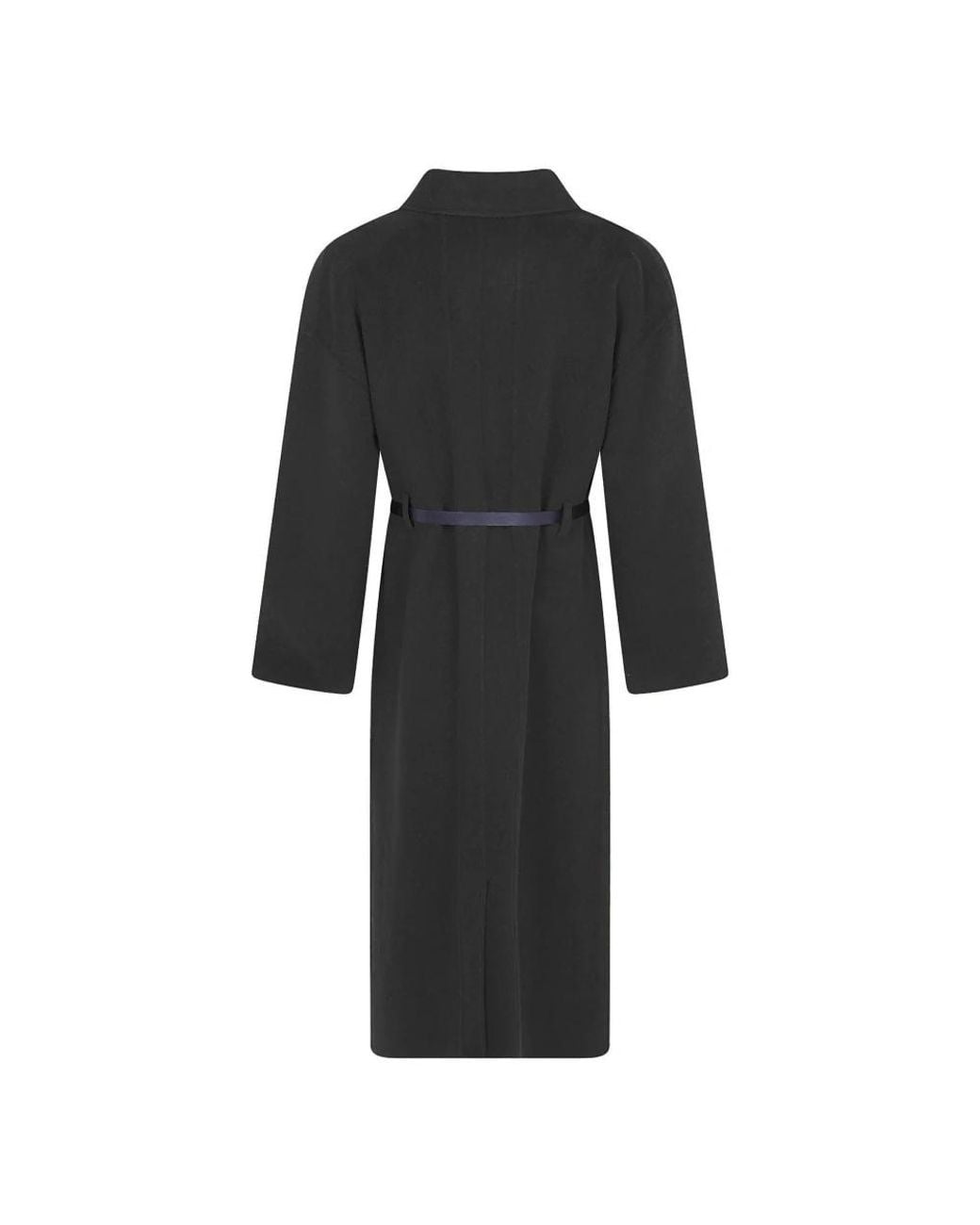 Semicouture Black Belted Coats