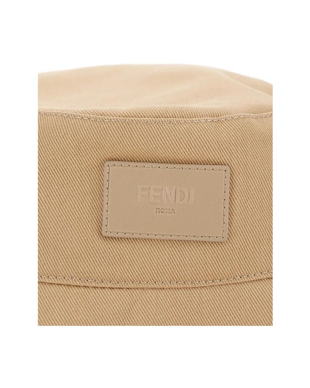 Fendi Natural Hats for men