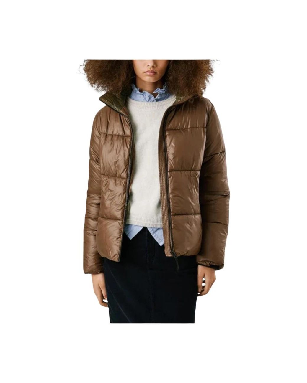 Winter Jackets Pepe Jeans de color Brown