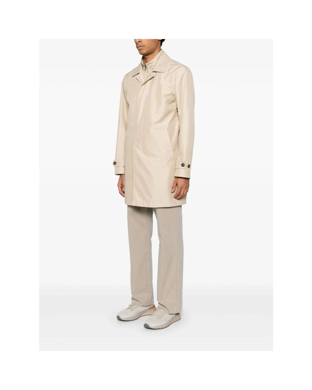 Single-Breasted Coats Fay pour homme en coloris Natural
