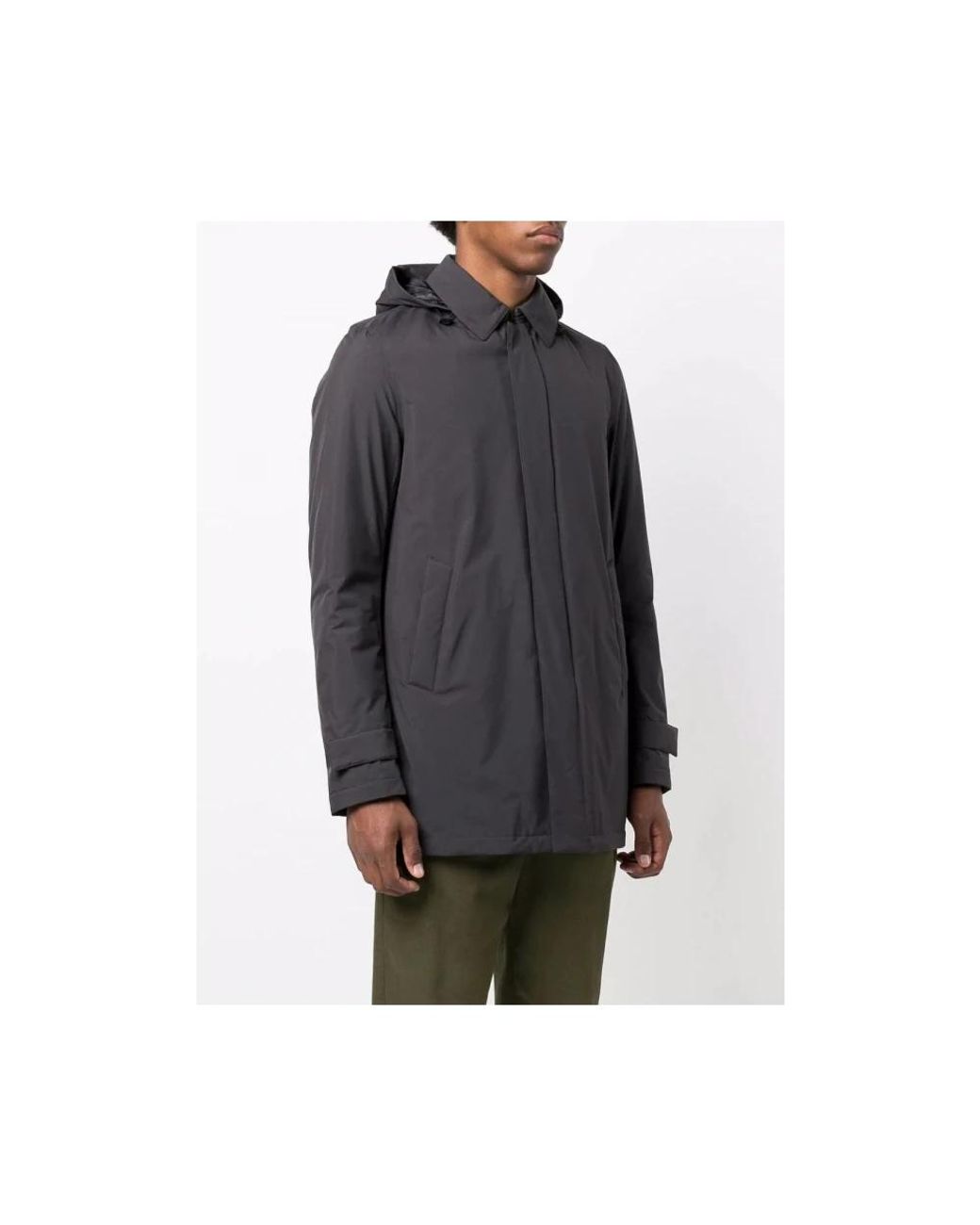 Herno Black Parkas for men