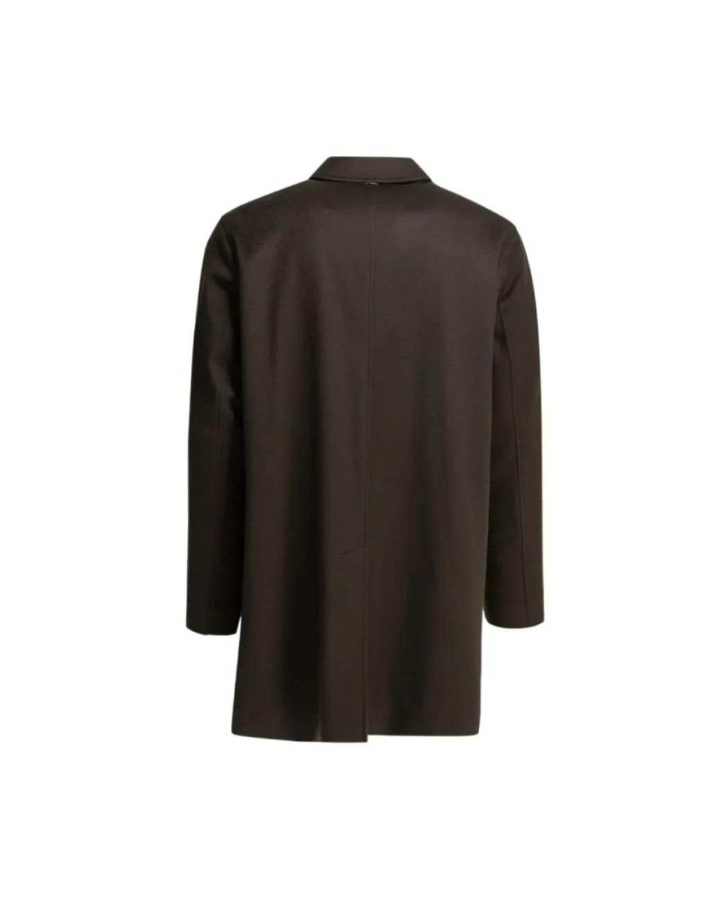 Herno Black Single-Breasted Coats for men