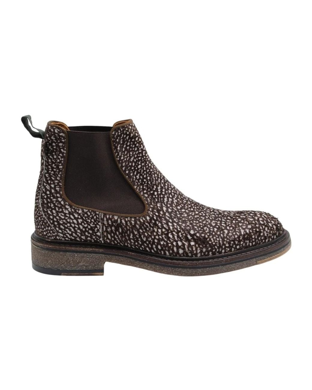 Floris Van Bommel Brown Chelsea Boots for men