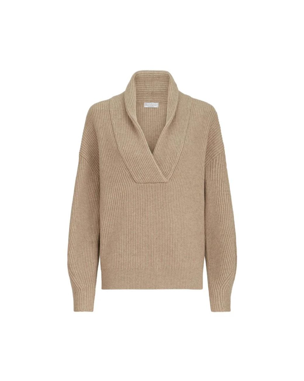 Brunello Cucinelli Natural Cashmere Knitwear