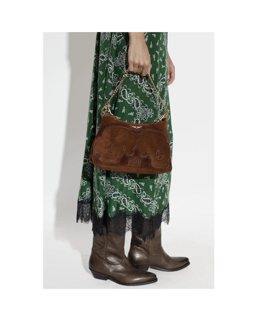 Zadig & Voltaire Brown Shoulder Bags