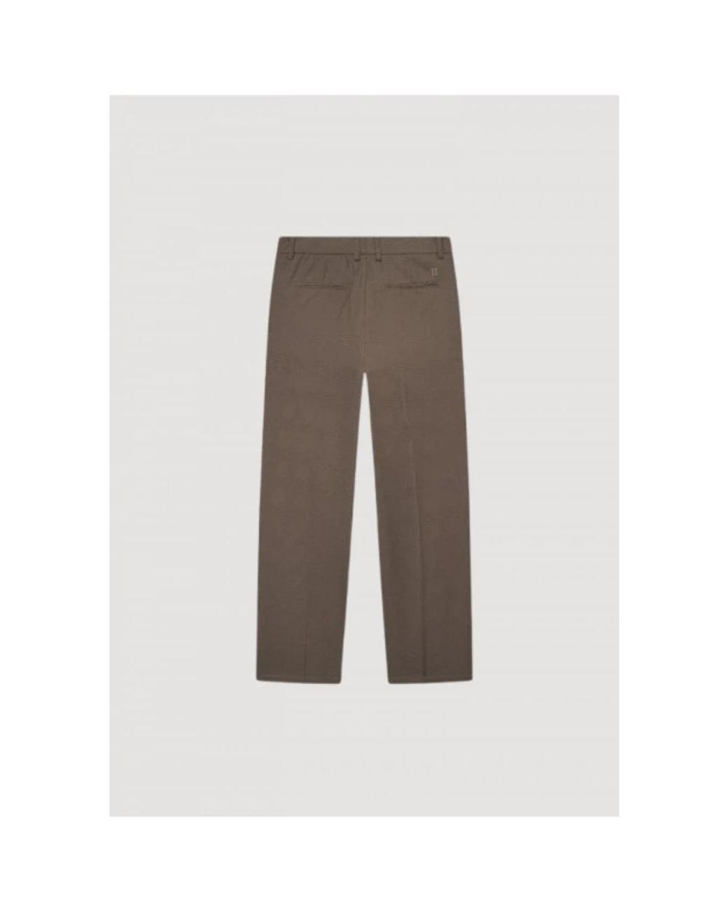 Les Deux Brown Straight Trousers for men