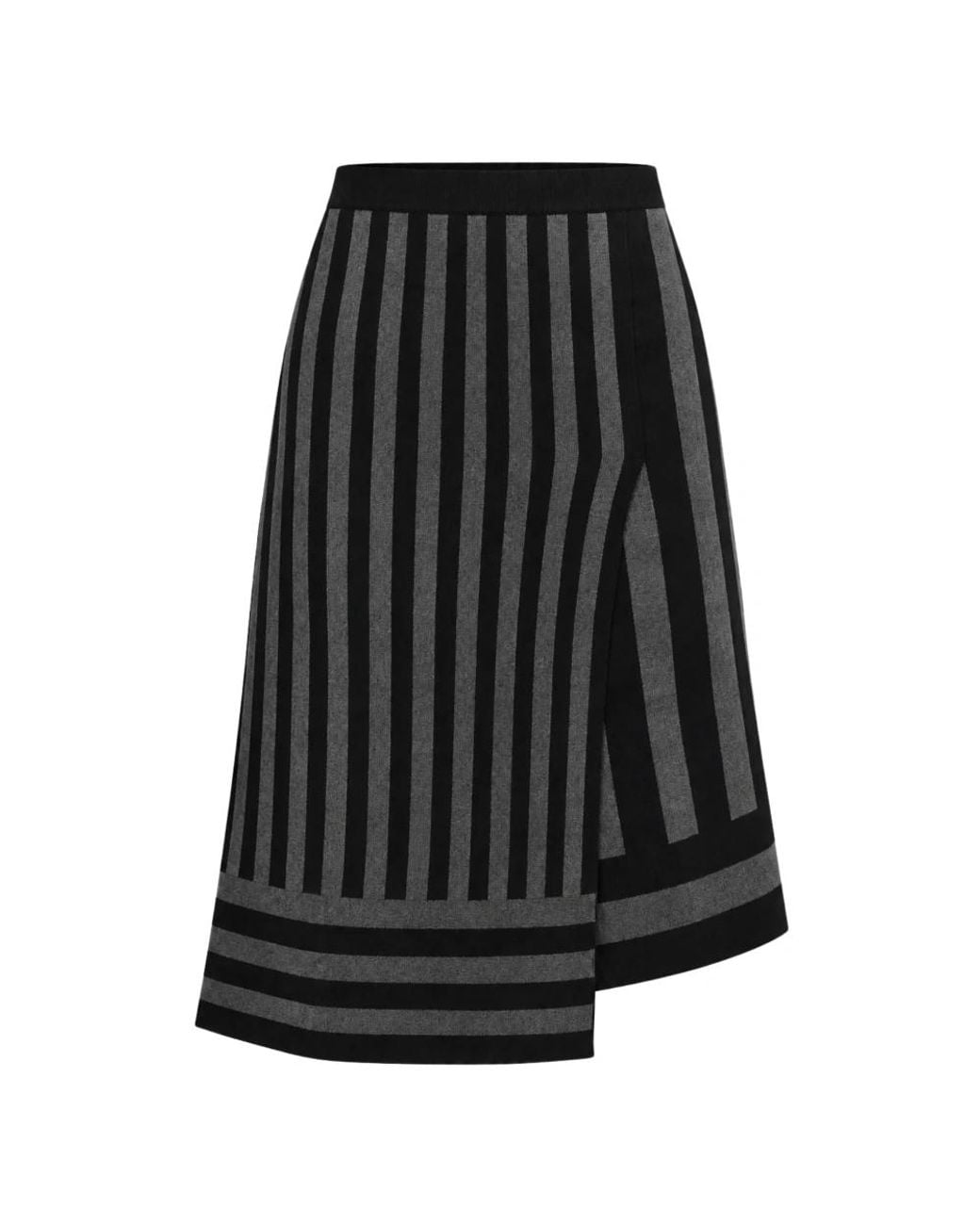 Midi Skirts Akep en coloris Black