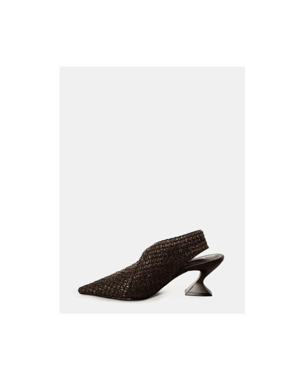 Heeled Mules di Jeannot in Black